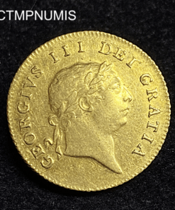 ,MONNAIE,ROYAUME,UNI,1/2,GUINEE,OR,1809,