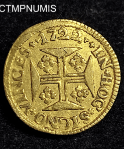 ,MONNAIE,PORTUGAL,1000,REIS,OR,JEAN,V,1722,
