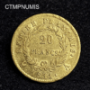 ,MONNAIE,20,FRANCS,OR,NAPOLEON,I°,1811,