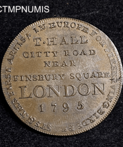 ,TOKEN,LONDRES,T,HALL,TAXIDERMISTE,1795,SUP,