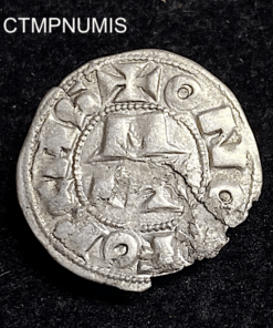 ,MONNAIE,BEARN,DENIER,ARGENT,CENTULLE,