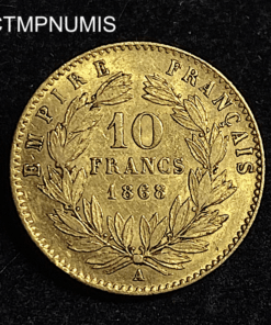 ,MONNAIE,10,FRANCS,OR,NAPOLEON,1868,