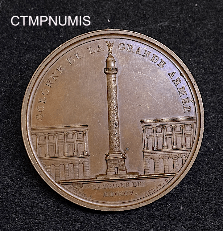 ,MEDAILLE,NAPOLEON,I°,COLONNE,GRANDE,ARMEE,1805,
