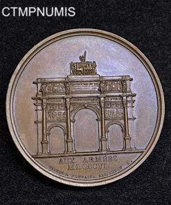 ,MEDAILLE,NAPOLEON,I°,ARC,TRIOMPHE,CARROUSEL,1806,