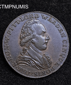 ,TOKEN,ROYAUME,UNI,1/2,PENNY,KENT,DOUVRES,WILLIAM,PITT,1794,