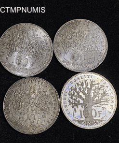 ,MONNAIE,100,FRANCS,ARGENT,PANTHEON,1987,2000,