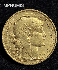 ,MONNAIE,20,FRANCS,OR,COQ,1900,