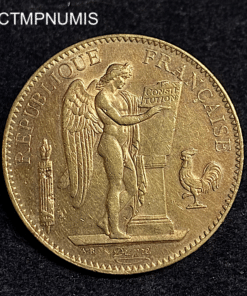 ,MONNNAIE,100,FRANCS,OR,GENIE,1907,