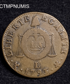 ,MONNAIE,BALANCE,1,SOL,1793,L,BAYONNE,