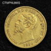 ,MONNAIE,ITALIE,20,LIRE,OR,1860,GENES,