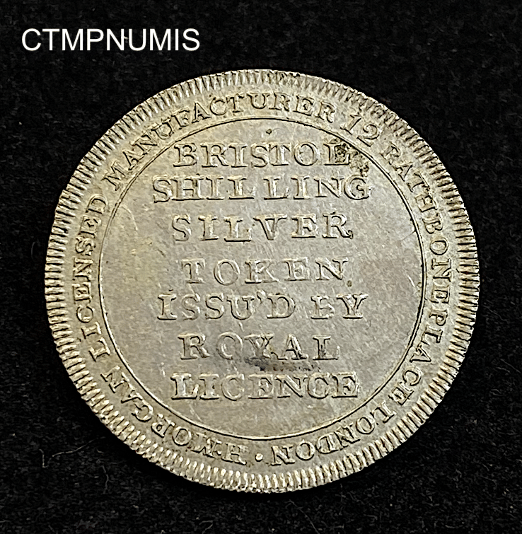 ,TOKEN,ARGENT,12,PENCE,BRISTOL,MORGAN,