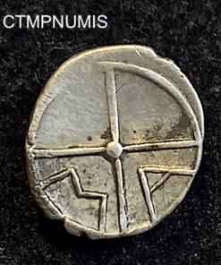 ,MONNAIE,GAULOISE,OBOLE,ARGENT,MARSEILLE,