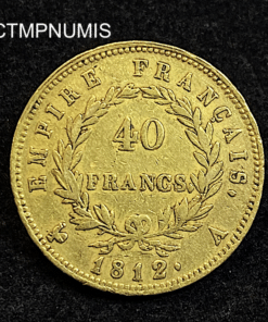 ,MONNAIE,40,FRANCS,OR,NAPOLEON,1812,