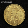 ,MONNAIE,ROYAUME,UNI,1/2,SOUVERAIN,1891,OR,