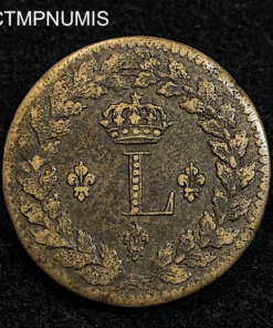 ,MONNAIE,UN,DECIME,LOUIS,XVIII,1815,BB,STRASBOURG,