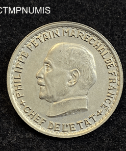,MONNAIE,5,FRANCS,PETAIN,1941,