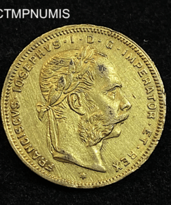 ,MONNAIE,AUTRICHE,20,FRANCS,8,FLORIN,1886,