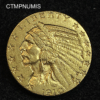 ,MONNAIE,ETATS,UNIS,5,DOLLAR,OR,INDIEN,1910,