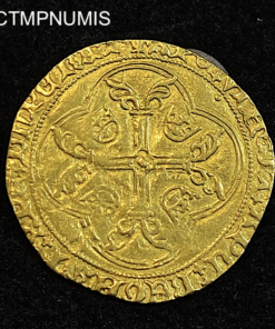 ,MONNAIE,CHARLES,VI,ECU,OR,COURONNE,MONTPELLIER,