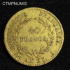 ,MONNAIE,40,FRANCS,OR,BONAPARTE,CONSUL,AN,XI,