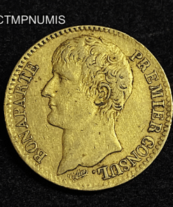 ,MONNAIE,40,FRANCS,OR,BONAPARTE,CONSUL,AN,XI,