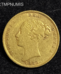 ,MONNAIE,ROYAUME,UNI,1/2,SOUVERAIN,OR,1873,