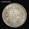 ,MONNAIE,VATICAN,1,LIRE,ARGENT,1866,ROME,