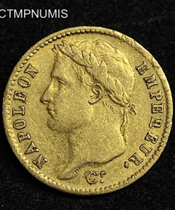 ,MONNAIE,20,FRANCS,OR,NAPOLEON,I°,1808,