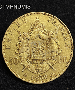 ,MONNAIE,50,FRANCS,OR,NAPOLEON,1859,