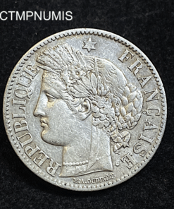 ,MONNAIE,2,FRANCS,ARGENT,CERES,1870,