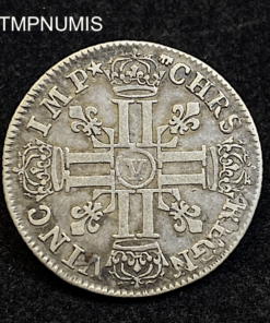 ,MONNAIE,1/4,ECU,8,L,LOUIS,XIV,1691,Y,BOURGES,