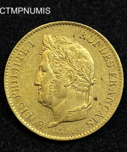 ,MONNAIE,40,FRANCS,OR,LOUIS,PHILIPPE,1834,L,BAYONNE,