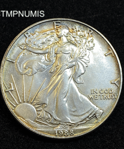 ,MONNAIE,ETATS,UNIS,1,DOLLAR,ARGENT,1988,