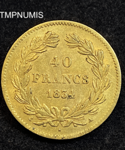 ,MONNAIE,40,FRANCS,OR,LOUIS,PHILIPPE,1834,A,