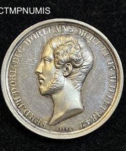 ,MEDAILLE,ARGENT,HENRI,V,1842,1945,