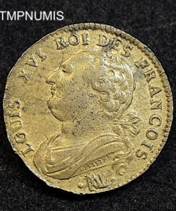 ,MONNAIE,LOUIS,XVI,12,DENIERS,1791,MA,MARSEILLE,