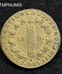 ,MONNAIE,LOUIS,XVI,12,DENIERS,1791,MA,MARSEILLE,