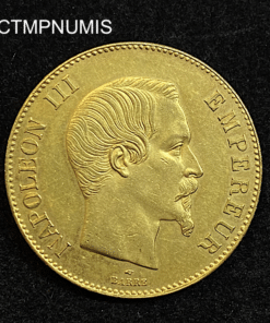 ,MONNAIE,100,FRANCS,OR,NAPOLEON,1857,