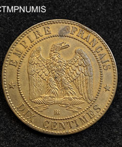 ,MONNAIE,10,CENTIMES,NAPOLEON,1861,BB,STRASBOURG,SUP,