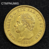 ,MONNAIE,ITALIE,80,LIRE,OR,1830,GENES,