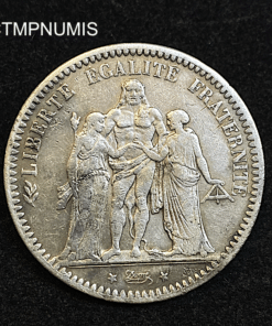 ,MONNAIE,5,FRANCS,ARGENT,HERCULE,1871,K,BORDEAUX,